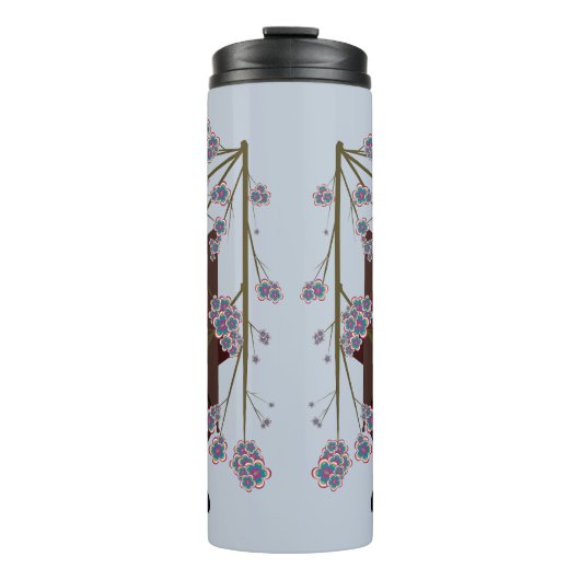 Flying Fox Sky Blue Thermal Travel Tumbler Thermosbeker (Voorkant)