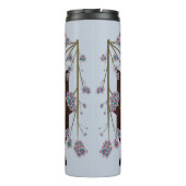 Flying Fox Sky Blue Thermal Travel Tumbler Thermosbeker (Achterkant)