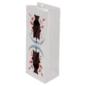 Flying Fox Winel Gift Bag Wijn Cadeautas (Voorkant Gekanteld)