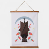 Flying Fox Wood Topped Tapestry Hangend Wandkleed (Voorkant)
