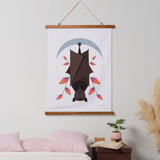 Flying Fox Wood Topped Tapestry Hangend Wandkleed (Slaapkamer)