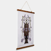 Flying Fox Wood Topped Tapestry Hangend Wandkleed (Gebogen)