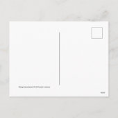 "Flying Future Bacon" Kerst Ansichtkaart Feestdagenkaart (Achterkant)