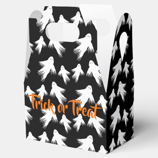 Flying Ghosts Trick or treat Goodie Box Bedankdoosjes (Geopend)
