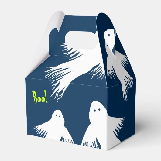 Flying Ghosts Trick or treat Goodie Box Bedankdoosjes (Achterkant)