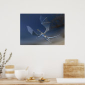 Flying Glass Dragon Fantasy poster (Keuken)