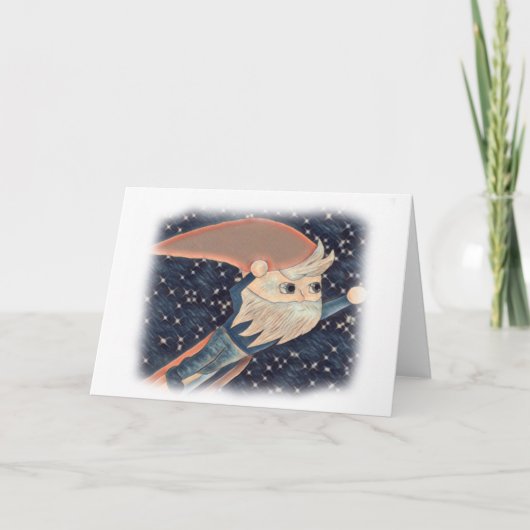 Flying Gnome Blank Kaart (Voorkant)