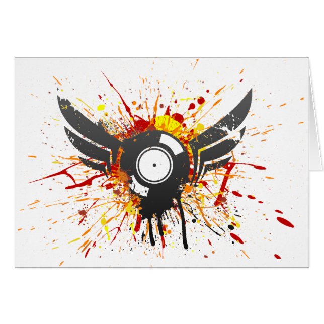 Flying Graffiti Record - Music Audio DJ Vinyl (Voorkant Horizontaal)