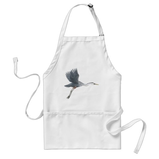 Flying Great Blue Heron Apron Standaard Schort (Voorkant)