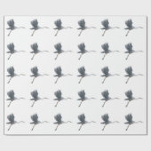 Flying Great Blue Heron Bird Art Cadeaupapier (Vlak)