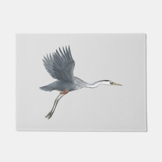 Flying Great Blue Heron Deurmat (Voorkant)