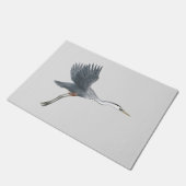 Flying Great Blue Heron Deurmat (Schuin)