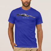 Flying Great Blue Heron Wildlife T-Shirt (Voorkant)