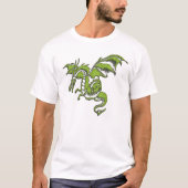 Flying Green Dragon T-shirt (Voorkant)