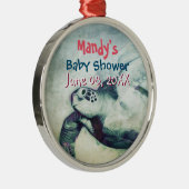 Flying Green Zee Turks | ORNAMENT BABY SHOWER (Rechts)