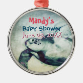 Flying Green Zee Turks | ORNAMENT BABY SHOWER (Voorkant)