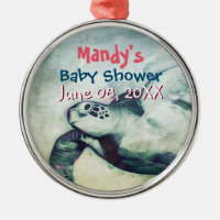 Flying Green Zee Turks | ORNAMENT BABY SHOWER