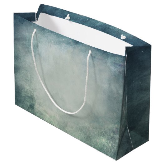 Flying Green Zee Turtle | Aangepaste cadeautassen Large Cadeautasje (Achterkant Gekanteld)