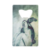 Flying Green Zee Turtle - Credit Kaart Bottle Open Creditkaart Flessenopener (Achterkant)