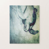 Flying Green Zee Turtle | Puzzle Legpuzzel (Verticaal)