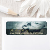 Flying Green Zee Turtle | Retouradreslabels Etiket (Insitu)