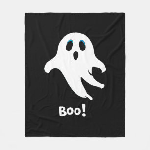 Flying Halloween Ghost Fleece Deken