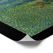 Flying Halloween Witch with Cat Poster (Hoek)