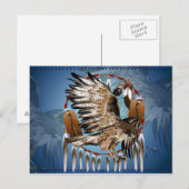 Flying Hawk Dreamweaver Briefkaart (Voorkant / Achterkant)