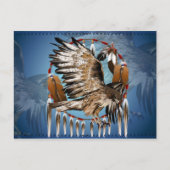 Flying Hawk Dreamweaver Briefkaart (Voorkant)