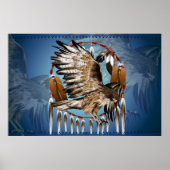 Flying Hawk Dreamweaver Print (Voorkant)