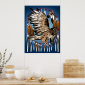 Flying Hawk Dreamweaver Print (Keuken)