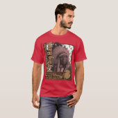 Flying Hawk Oglala Lakota Warrior T-shirt (Voorkant volledig)