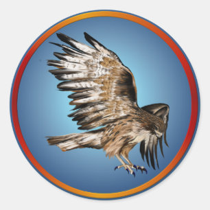 Flying Hawk Sticker