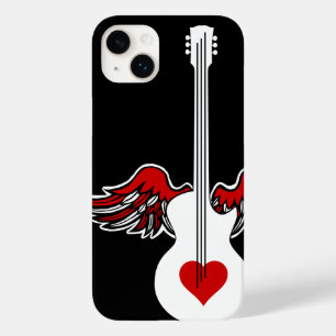 Flying Heart Guitar Hoesje-Mate iPhone Case