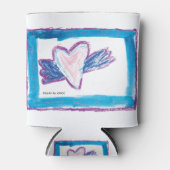Flying Heart - Kinder kunst voor CHOC Blikjeskoeler (Voorkant)