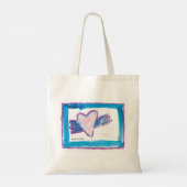 Flying Heart - Kinder kunst voor CHOC Tote Bag (Achterkant)