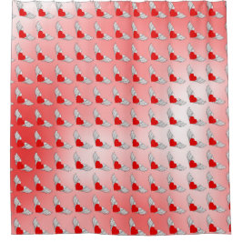 Flying Hearts Tilt Douchegordijn