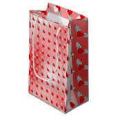 Flying Hearts Tilt Klein Cadeauzakje (Voorkant Gekanteld)