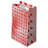 Flying Hearts Tilt Klein Cadeauzakje (Achterkant Gekanteld)