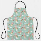 Flying Hedegel Love Pattern Schort (Voorkant)