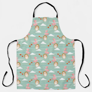 Flying Hedegel Love Pattern Schort
