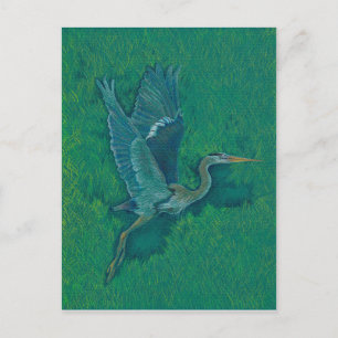 Flying Heron Briefkaart