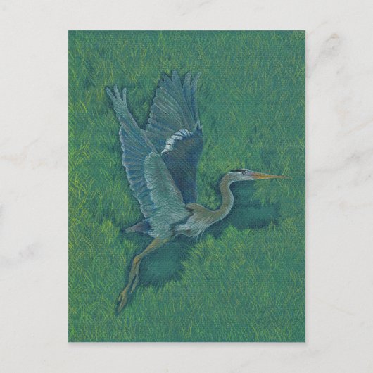 Flying Heron Briefkaart (Voorkant)