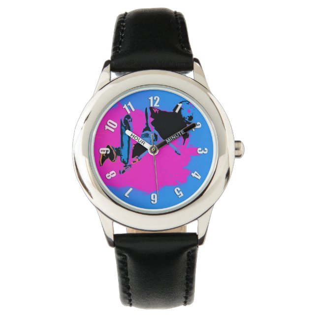 Flying High Air Stunt Scooter Horloge (Voorkant)