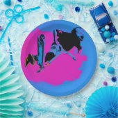 Flying High Air Stunt Scooter Papieren Bordje (Feest)