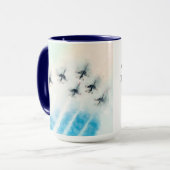 Flying High: De USAF Thunderbirds Custom Mok (Voorkant links)