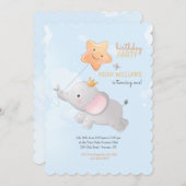 Flying High Whimsical Party Kaart (Voorkant / Achterkant)