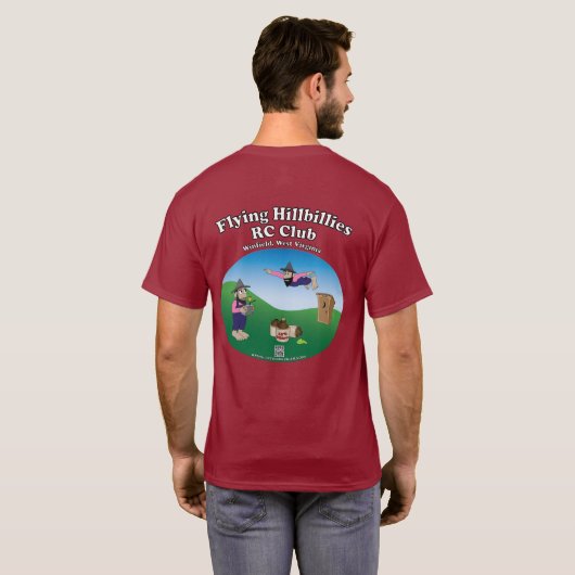Flying Hillbillies Men's Short Sleeve T-Shirt (Achterkant volledig)
