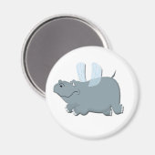Flying Hippo Magneet (Voorkant / Achterkant)