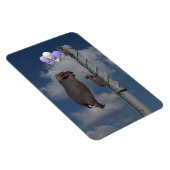 Flying Hippopotamus Magneet (Rechterzijde)